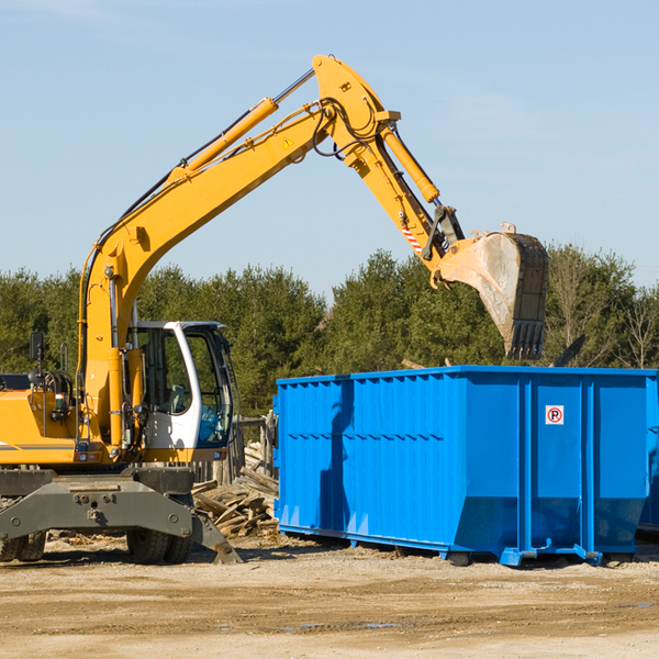 what are the rental fees for a residential dumpster in Bunnell